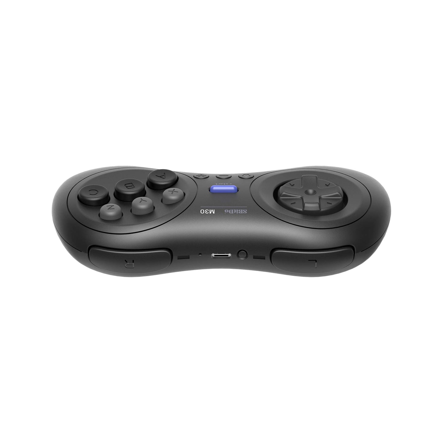 8Bitdo M30 Bluetooth Controller for Switch, Windows & Android - 6-Button Layout - Black - Model 6922621500735