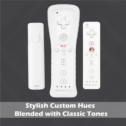 Digital Dynasty Wii Motion Plus Controller 2 Pack with Nunchuks - White for Nintendo Wii & Wii U