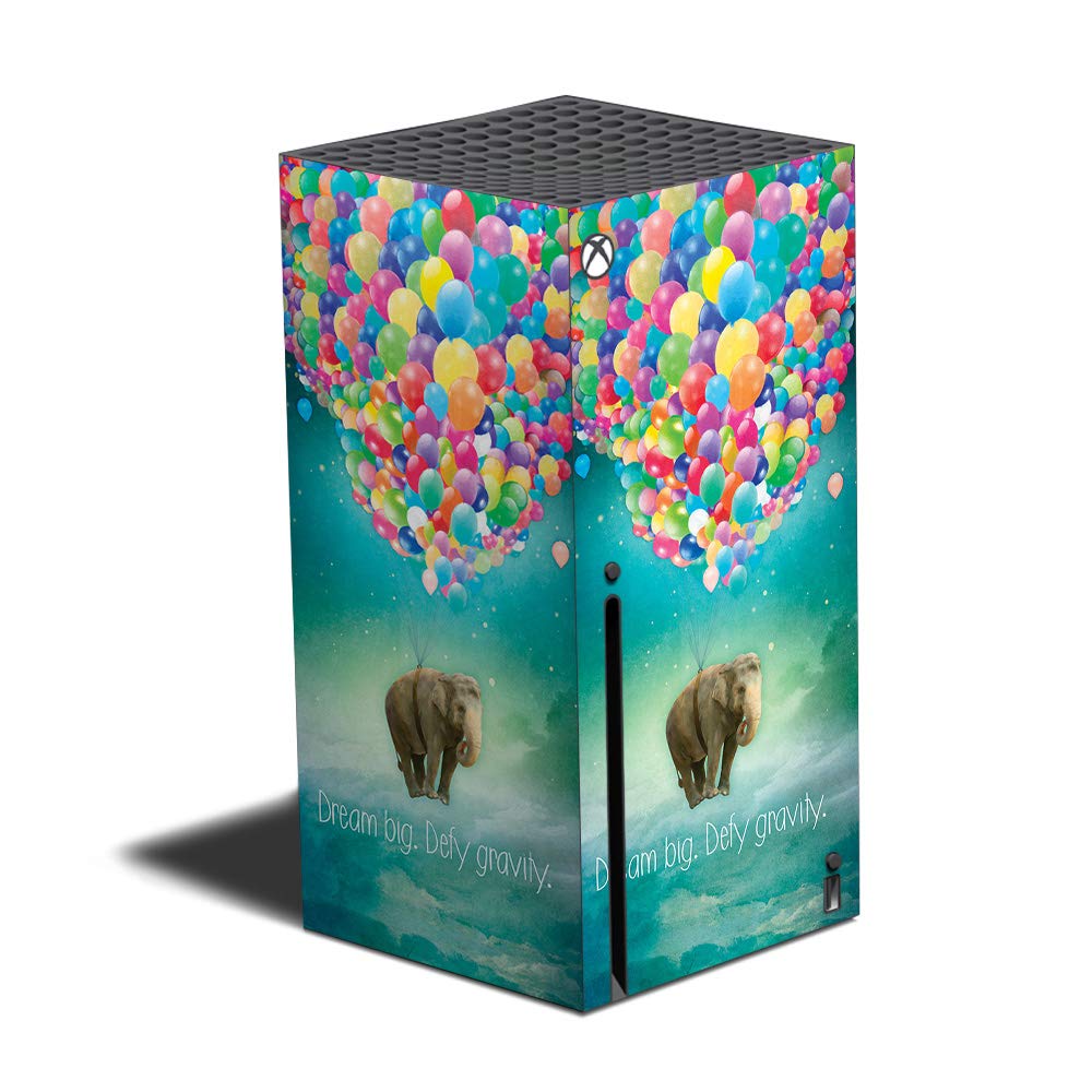 MIGHTY SKINS Skin Compatible with Xbox Series X - Elephant Balloons | Protective  Durable  and Unique Vinyl Decal wrap Cover | Easy to Apply and Change Styles | Made in The USA