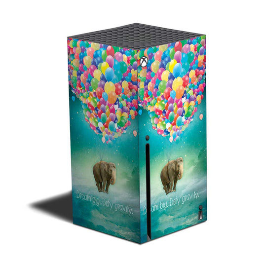 MIGHTY SKINS Skin Compatible with Xbox Series X - Elephant Balloons | Protective  Durable  and Unique Vinyl Decal wrap Cover | Easy to Apply and Change Styles | Made in The USA