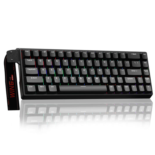 AULA WIN68 HE Mechanical Gaming Keyboard 60%  Hall Effect Magnetic Switch  Fast Trigger Mode Adjustable Actuation  8000Hz Polling Rate  RGB Backlit  Wired Black Keyboard for Laptop/PC Gamer