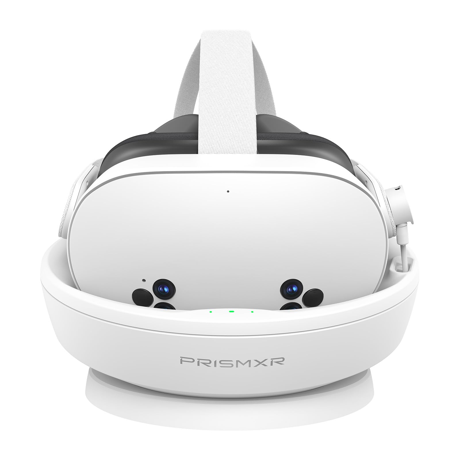 PRISMXR Charging Dock Compatible with Meta Quest 3S (Carina D1S with Charger/Passthrough)