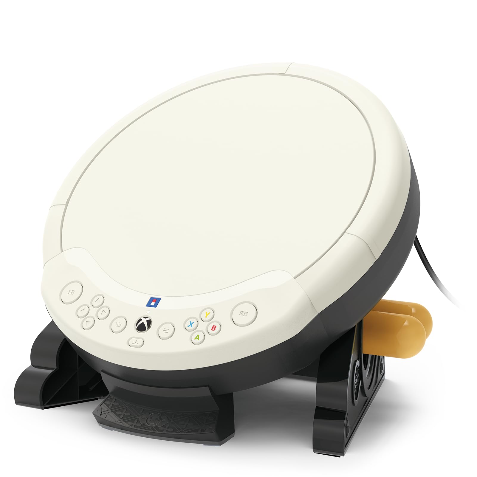 HORI Taiko No Tatsujin Drum Controller for Xbox Series X|S & Windows 11/10 - Black, Model MBS-018U, Officially Licensed