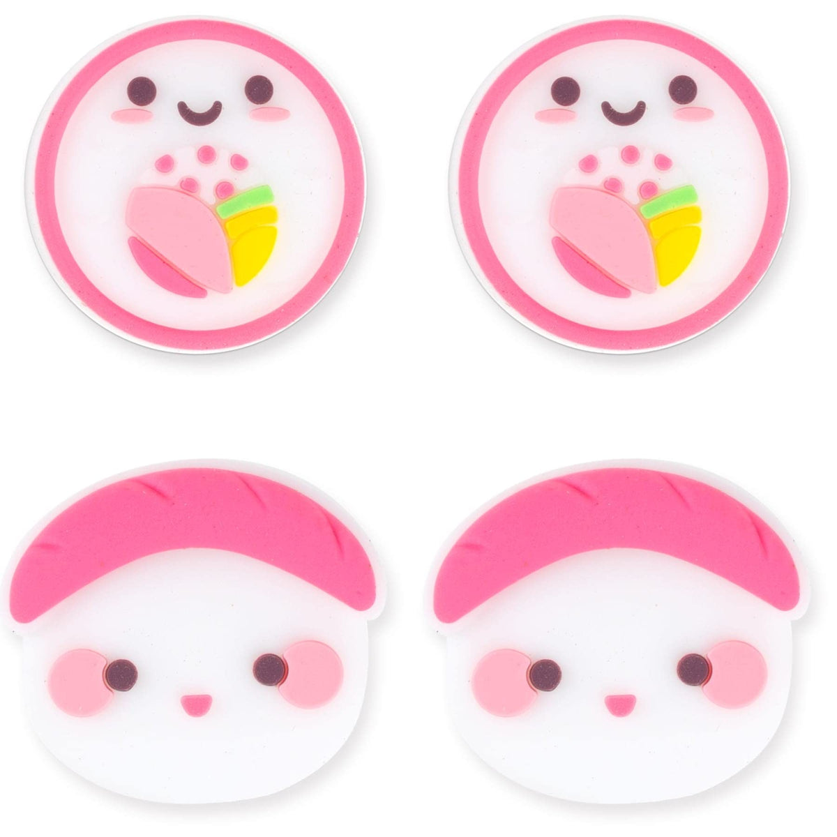 BelugaDesign Boba Dumpling Thumb Grips | Cute Pastel Button Caps | Compatible with Sony PlayStation PS5 PS4 Xbox Nintendo Switch Pro Controllers (Does not fit Joycons)