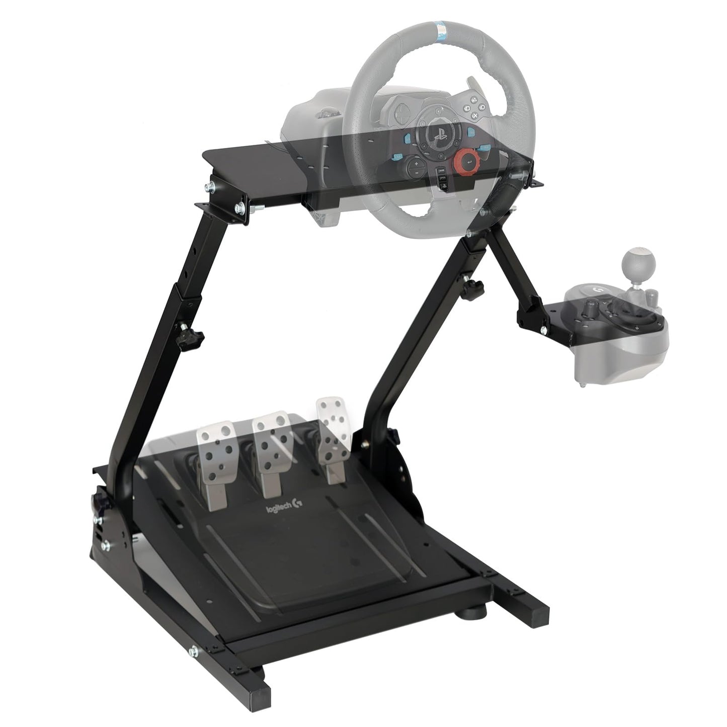 Nejoney Racing Wheel Stand - Height Adjustable & Foldable for Logitech G25/G27/G29/G920, Stand A