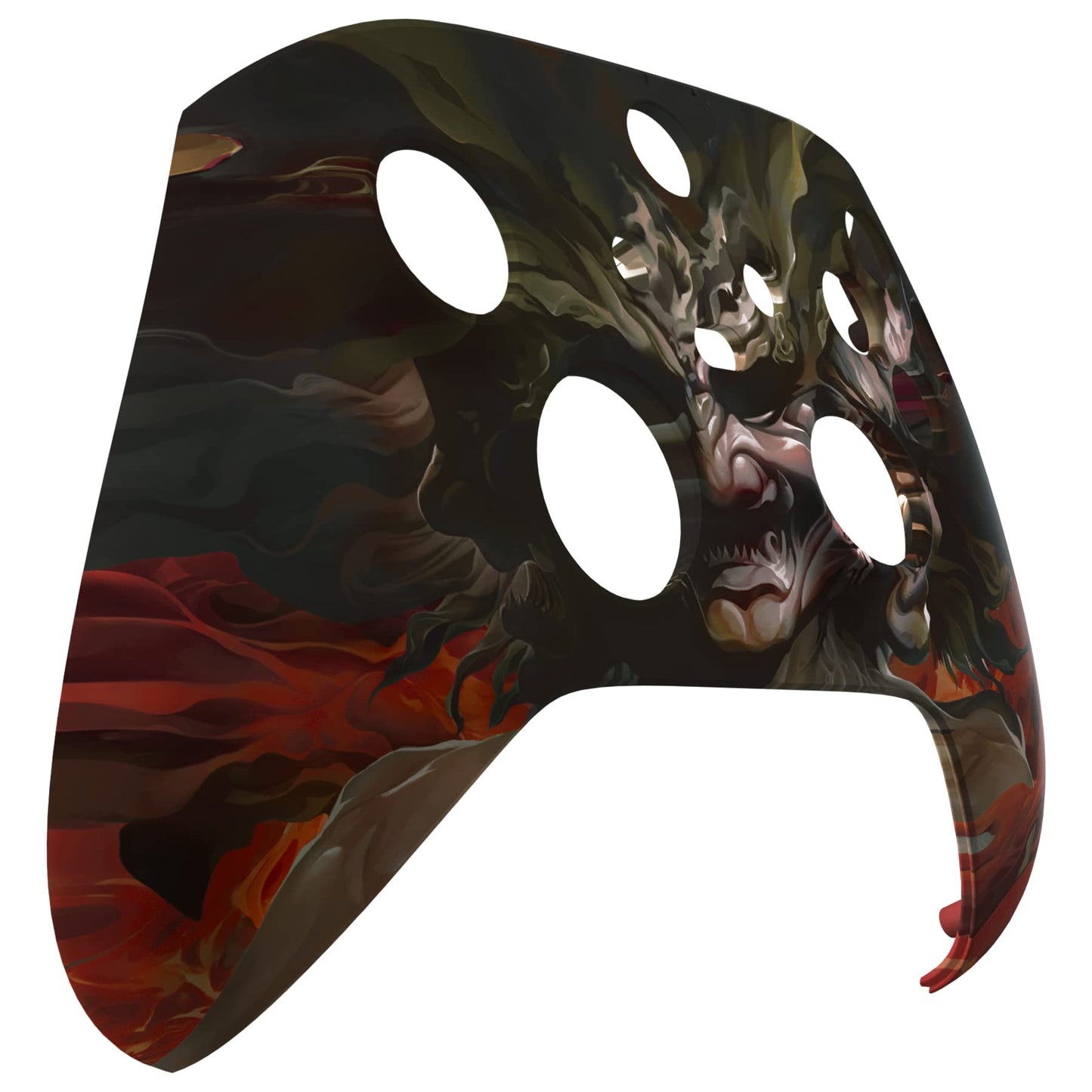 eXtremeRate Xbox Series X & S Controller Replacement Shell - Rage of Asura Custom Skin Cover - Model FX3T163