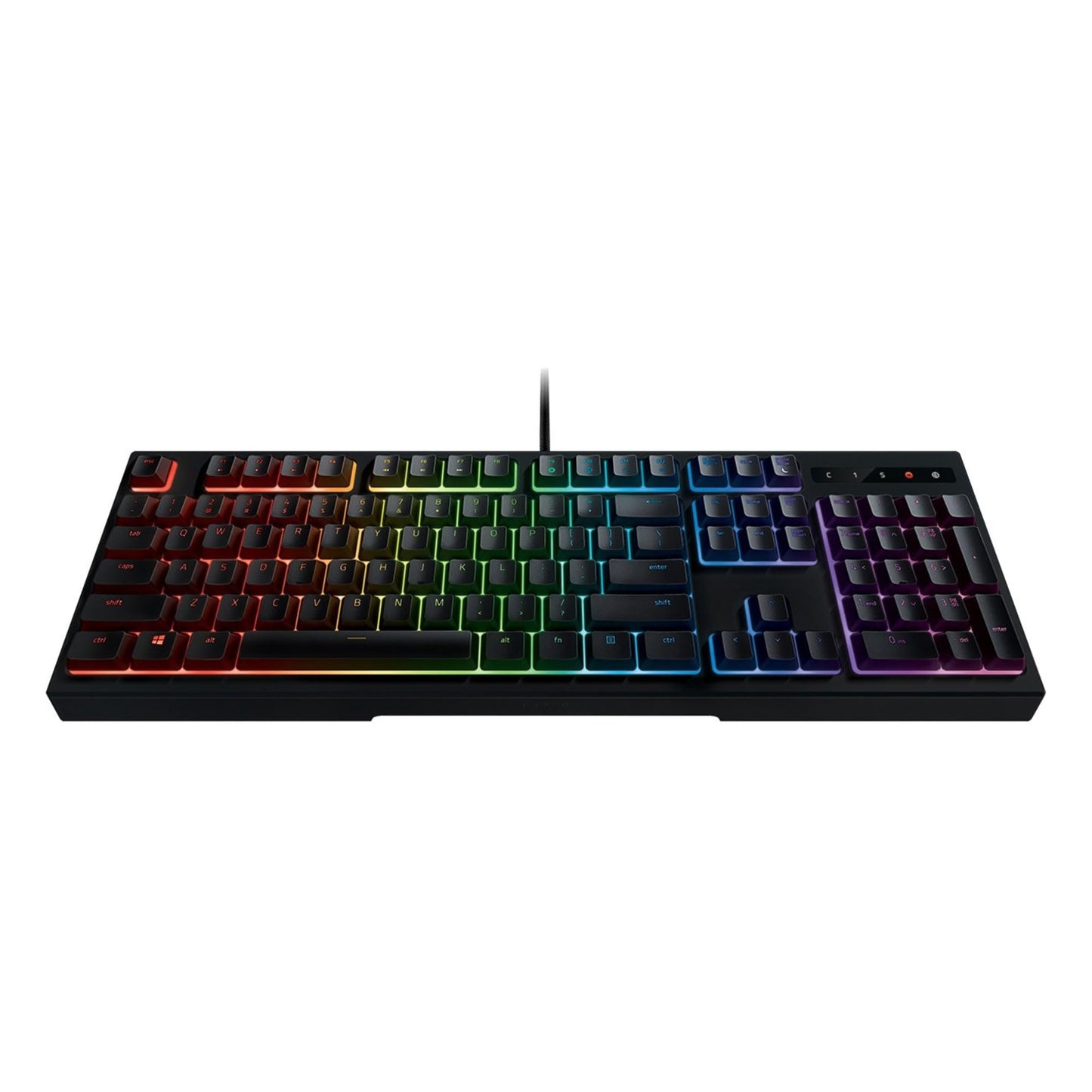 Razer Ornata Chroma Gaming Keyboard - Hybrid Mechanical Switches, RGB Lighting, Black, with Detachable Wrist Rest