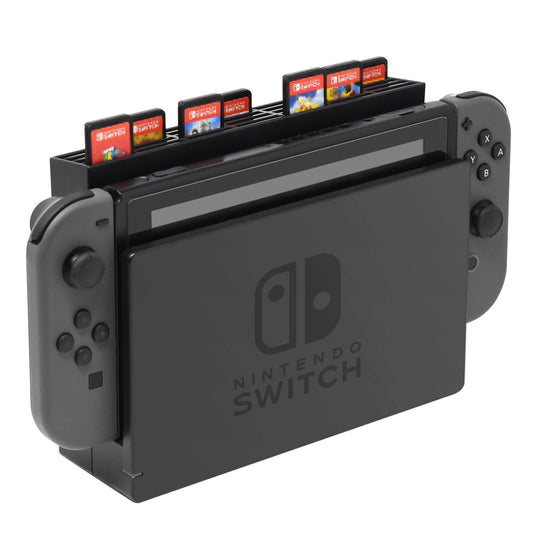 Skywin Game Card Stand for Nintendo Switch - Holds 28 Games - Durable ABS Material - Model SW-NSGCH-1 - Ideal for Dock or Standalone Use