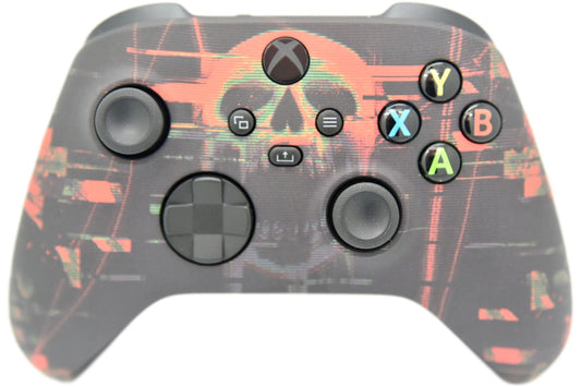 ProControllers LLC Hand Airbrushed Fade Custom Controller Compatible with Xbox Series X/S & Xbox One (Series X/S Digital Skull)