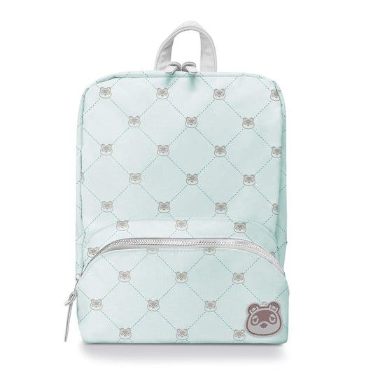 Controller Gear Animal Crossing Small Backpack - Tom Nook Quilted Travel Bag for Nintendo Switch Console & Accessories, Model: BANIXXMPN-0MNKQ