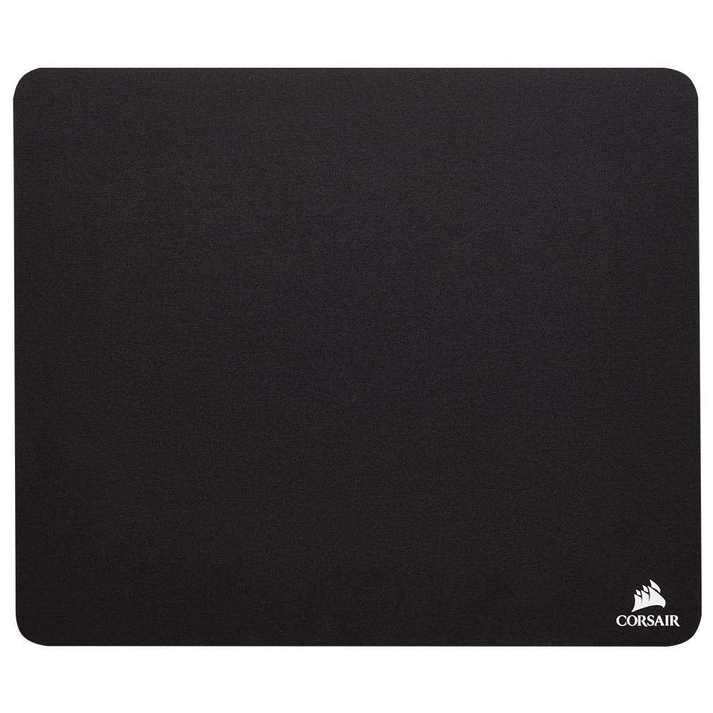 Corsair MM100 Medium Mousepad - Glide-Optimised Textile, Anti-Slip Base, 320mm x 270mm, Black, Model CH-9100020-EU