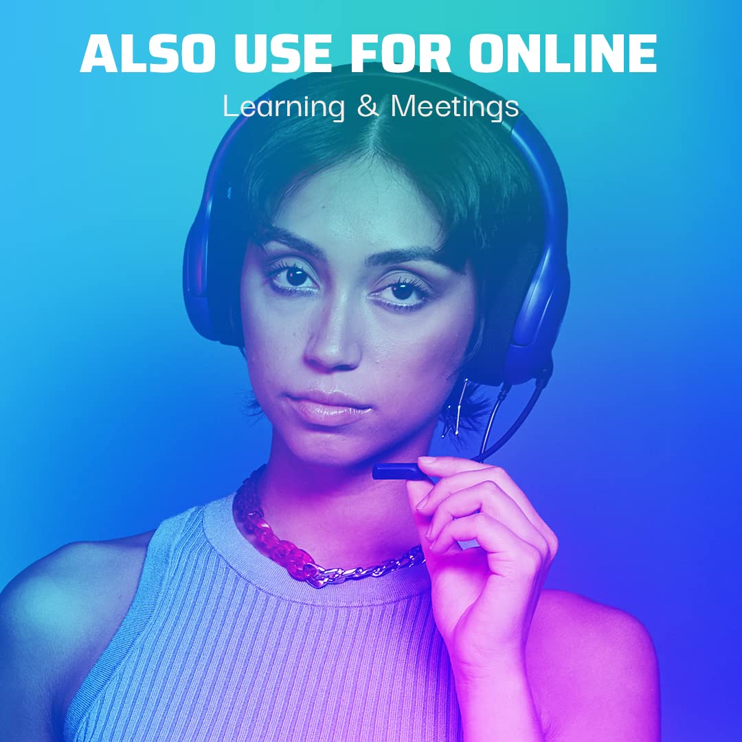 PDP AIRLITE Wired Stereo Gaming Headset - Lightweight, Noise-Canceling Mic, 3.5mm Jack, Compatible with PS5/PS4/PS3/PC, Black