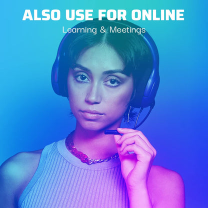 PDP AIRLITE Wired Stereo Gaming Headset - Lightweight, Noise-Canceling Mic, 3.5mm Jack, Compatible with PS5/PS4/PS3/PC, Black