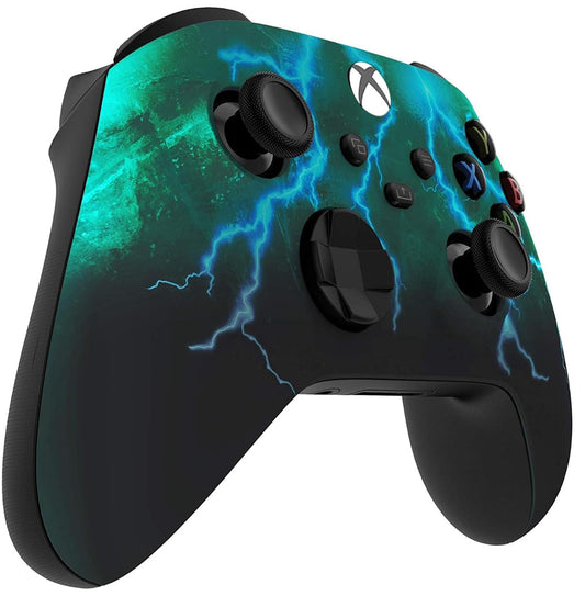 Custom Controllerzz Wireless Controller for Xbox Series X/S & One - Soft Touch Feel - X/S Green Skies