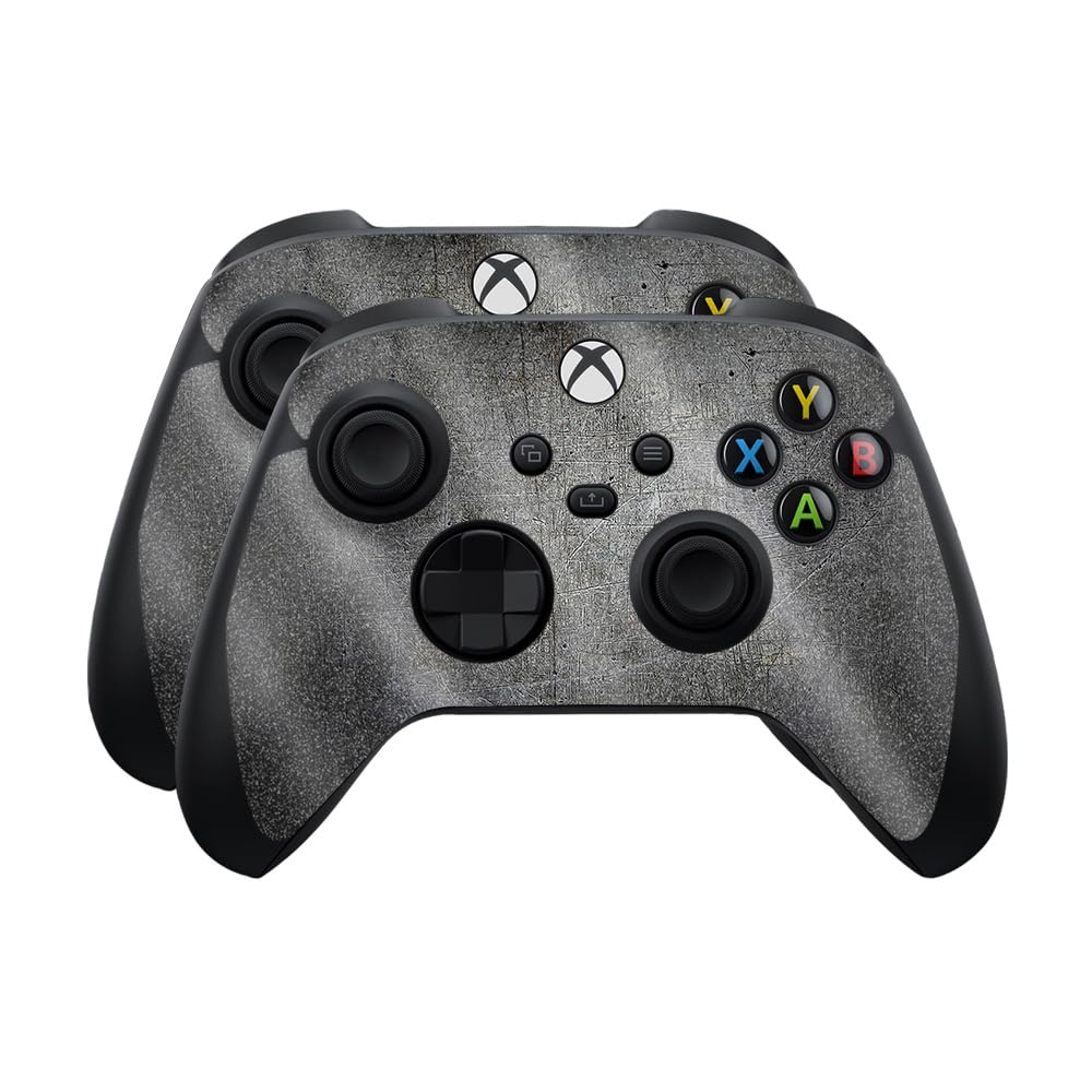 Glossy Glitter Skin Compatible with Microsoft Xbox Series X|S Controller (2 Pack) - Scratched Up - Premium 3M Vinyl Protective Wrap Decal Cover - Easy to Apply | Crafted in The USA by MightySkins