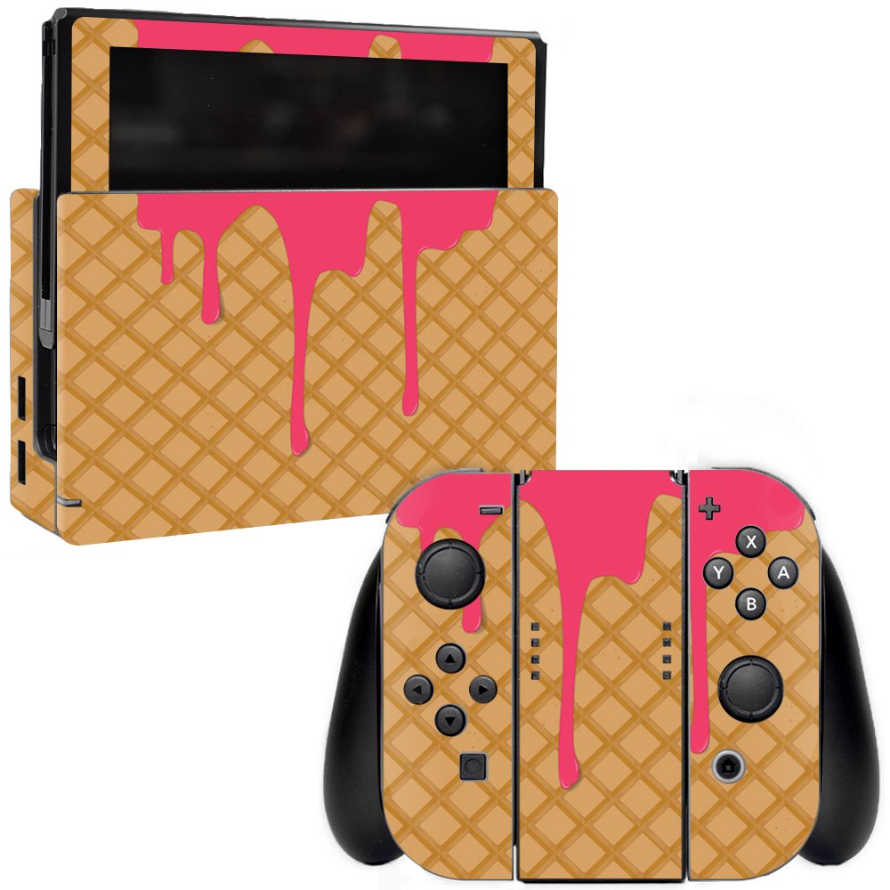 MightySkins Skin Compatible with Nintendo Switch wrap Cover Sticker Skins Ice Cream Cone
