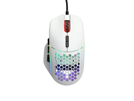 Glorious Gaming Model I Wired Mouse - 69g Superlight, 9 Programmable Buttons, RGB, Matte White