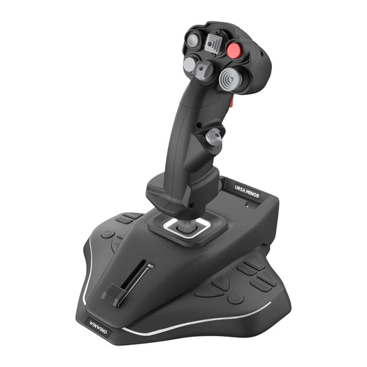 WINWING URSA MINOR Fighter Joystick L - Black, Compatible with DCS, X-Plane, MSFS2020