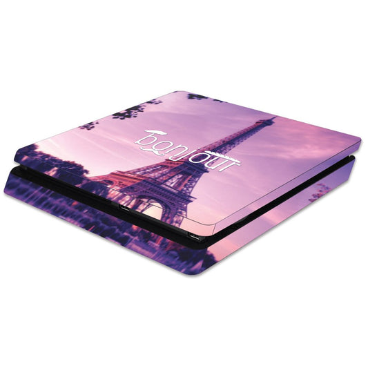 MIGHTY SKINS PS4 Slim Skin - Bonjour Vinyl Decal Wrap, Durable & Easy to Apply, Model SOPS4SL-Bonjour