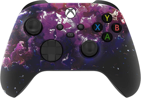 Custom Controllerzz Wireless Controller for Xbox Series X/S & One - Soft Touch Feel, X/S Purple Magma