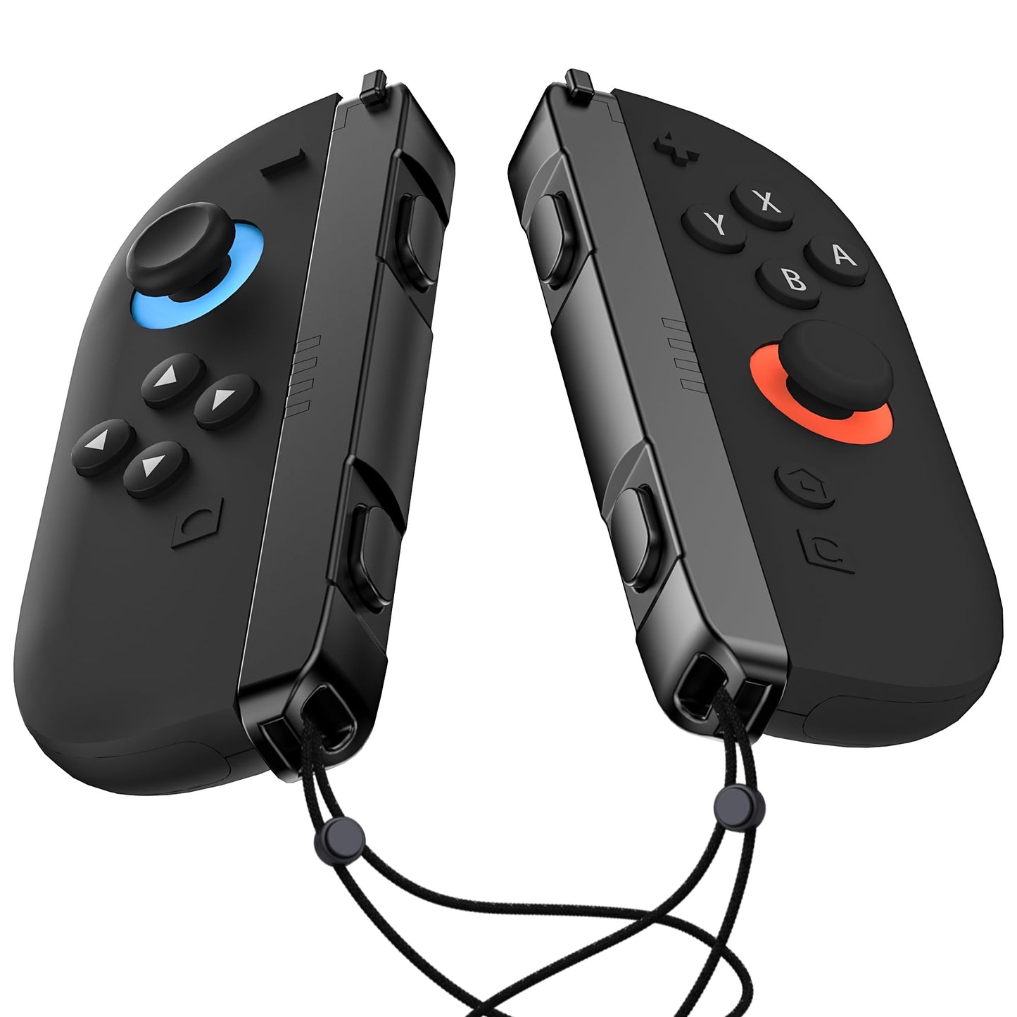 FUNDIARY 2 Pack Wrist Strap Compatible with Switch 2 Controllers  Switch 2 Lanyard Replacement Parts Accessories Controller Attachments for Grip Straps with Support Adjustable Tightness Design(Black)