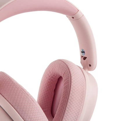 EPOMAKER G7 Pro Wireless Gaming Headset - Dual Mode BT5.3 & 2.4GHz, 7.1 Surround Sound, 80+ Hour Battery, RGB Light, Pink