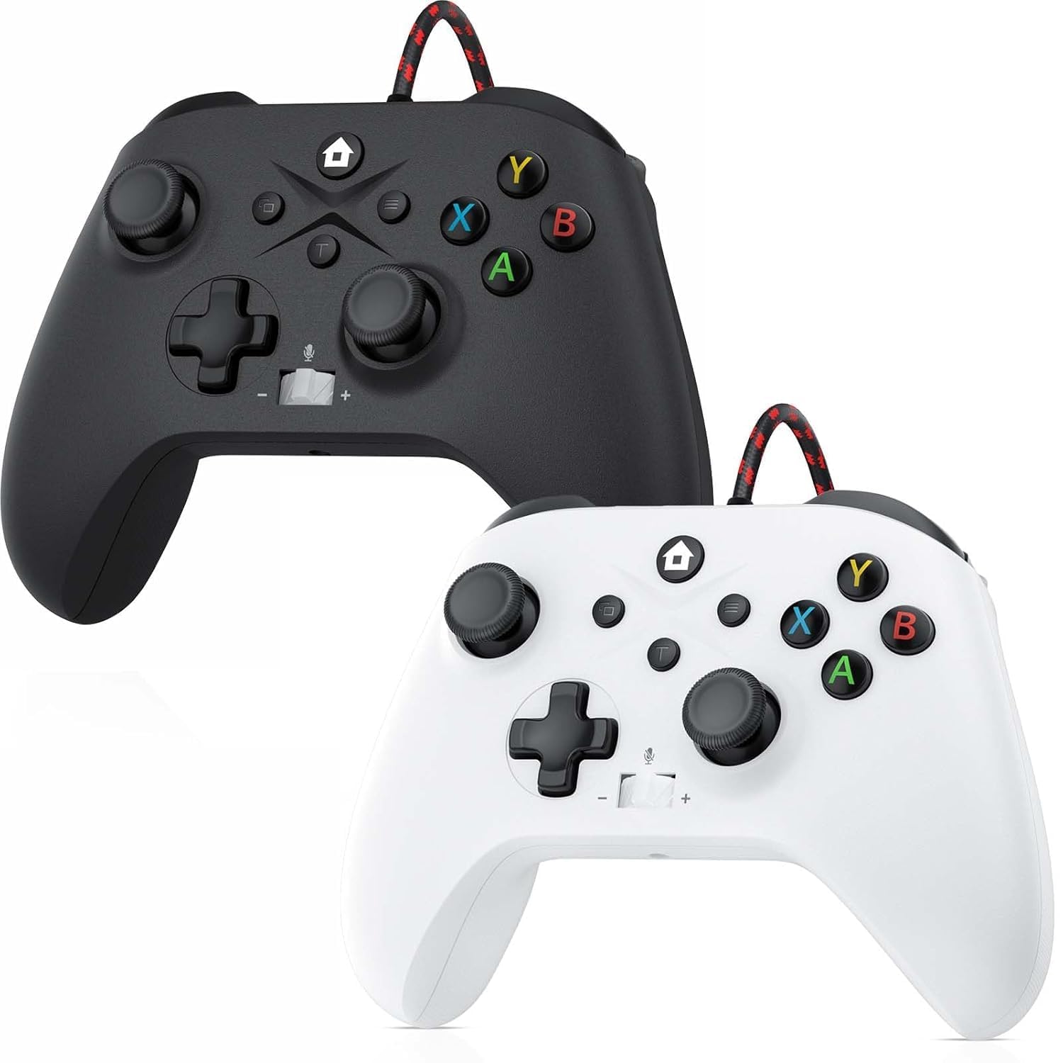 Gamrombo 2 Pack Wired Controlle Compatible with Xbox Series X/S/Xbox One/Xbox One S/One X, PC with Turbo/Macro Function /3.5mm H
