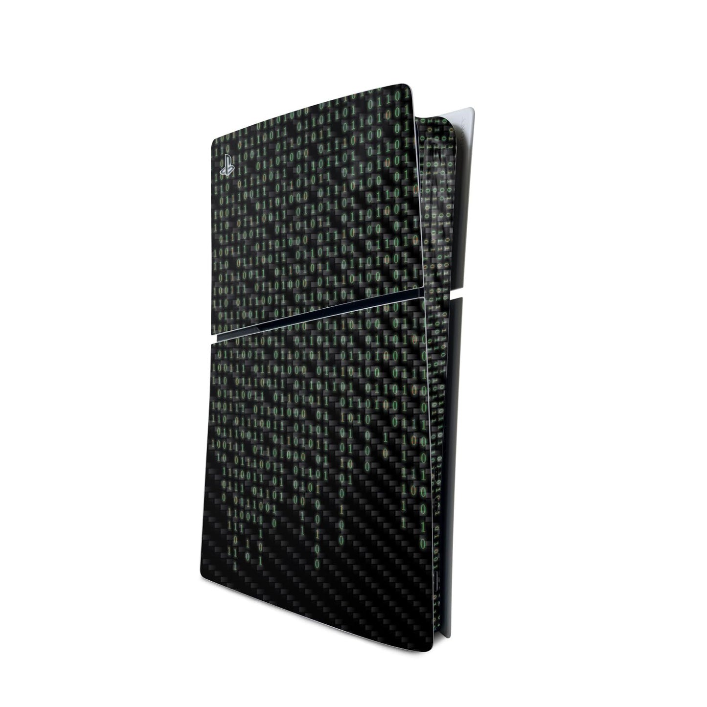 MightySkins Carbon Fiber Skin for PS5 Playstation 5 Slim Digital Edition Console Only - Red Pill Protective  Durable Textured Carbon Fiber Finish Easy to Apply Made in The USA