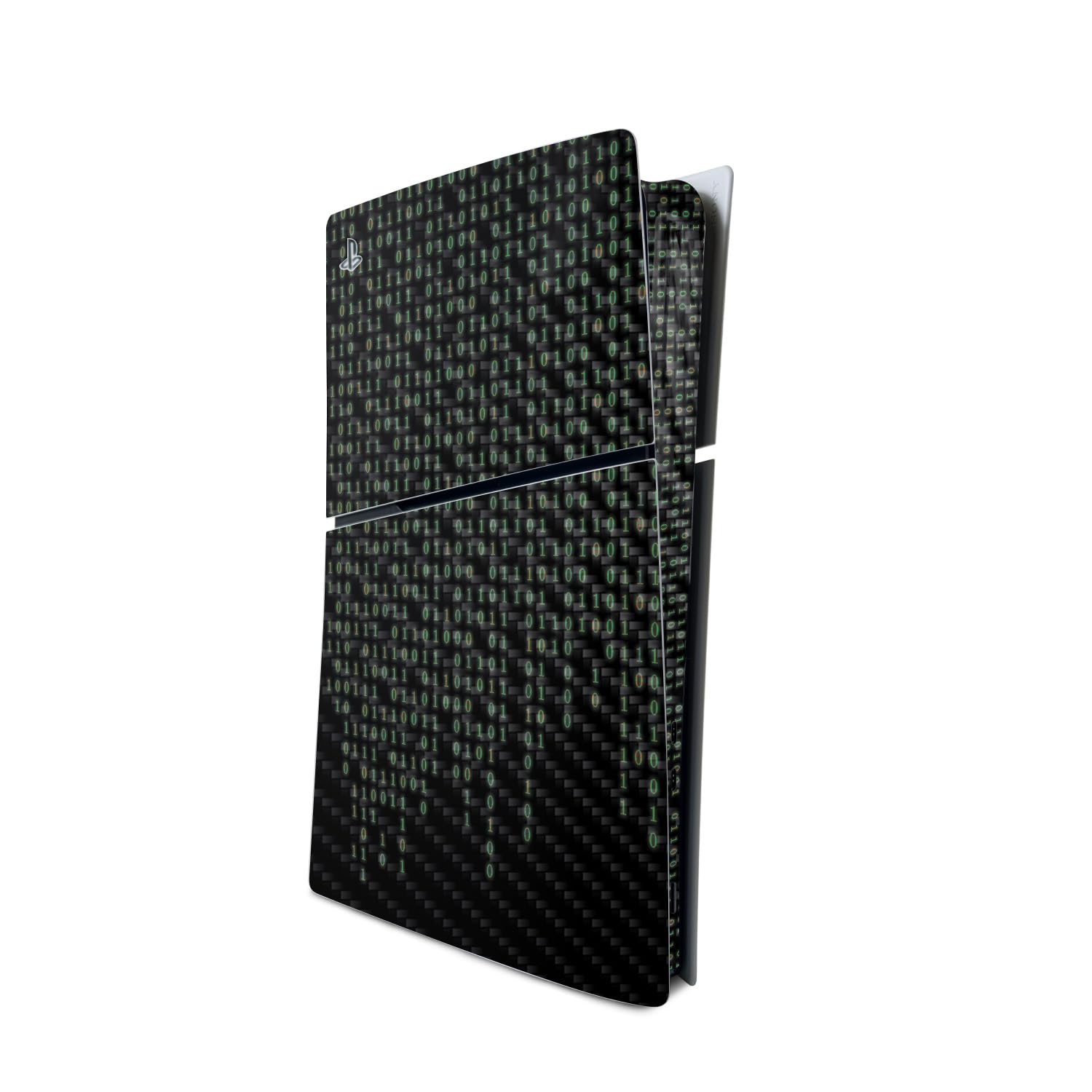 MightySkins Carbon Fiber Skin for PS5 Playstation 5 Slim Digital Edition Console Only - Red Pill Protective  Durable Textured Carbon Fiber Finish Easy to Apply Made in The USA