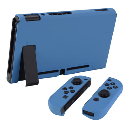 eXtremeRate PlayVital Back Cover for Nintendo Switch - Hard Shell, Airforce Blue, Model NTP343, Joycon Compatible, Durable Plastic Protector