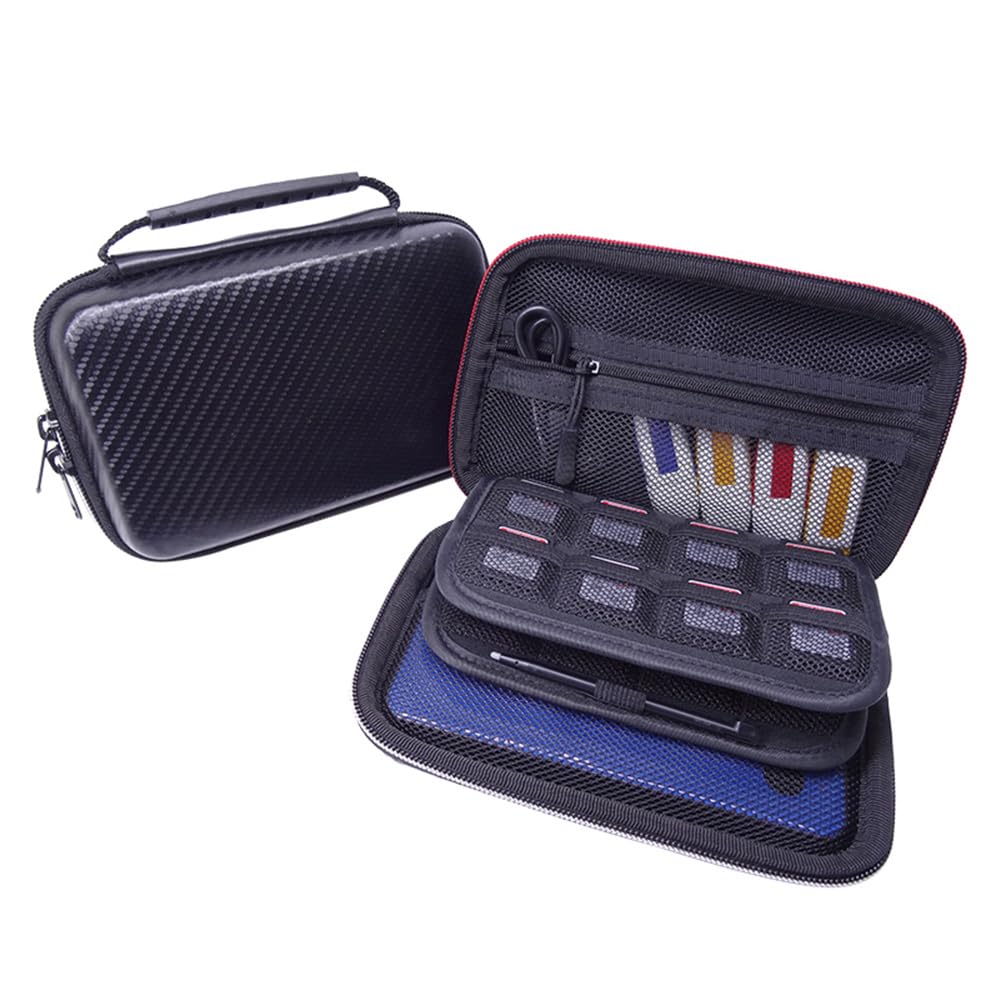 VSEER Carrying Case for New Nintendo NDS XL / NDS 2XL - Hard Protective Travel Case - Black