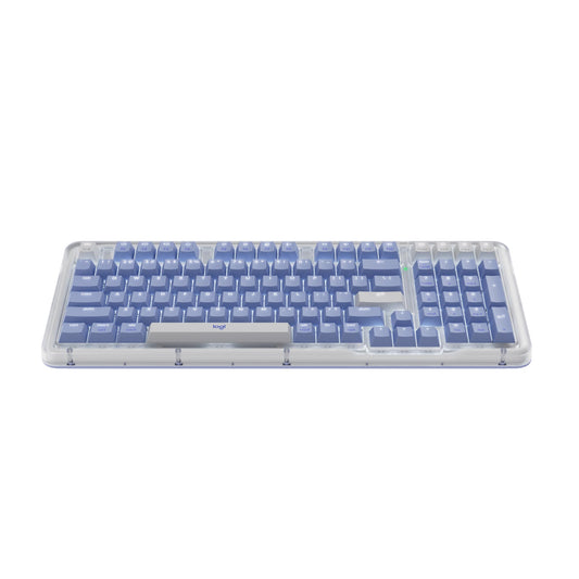 Logitech Alto Keys K98M Wireless Mechanical Keyboard  Customizable Keyboard with Vibration Absorbing Gasket  Backlit Keys  Bluetooth  USB-C Charging  for PC  Mac  Laptops - Lilac