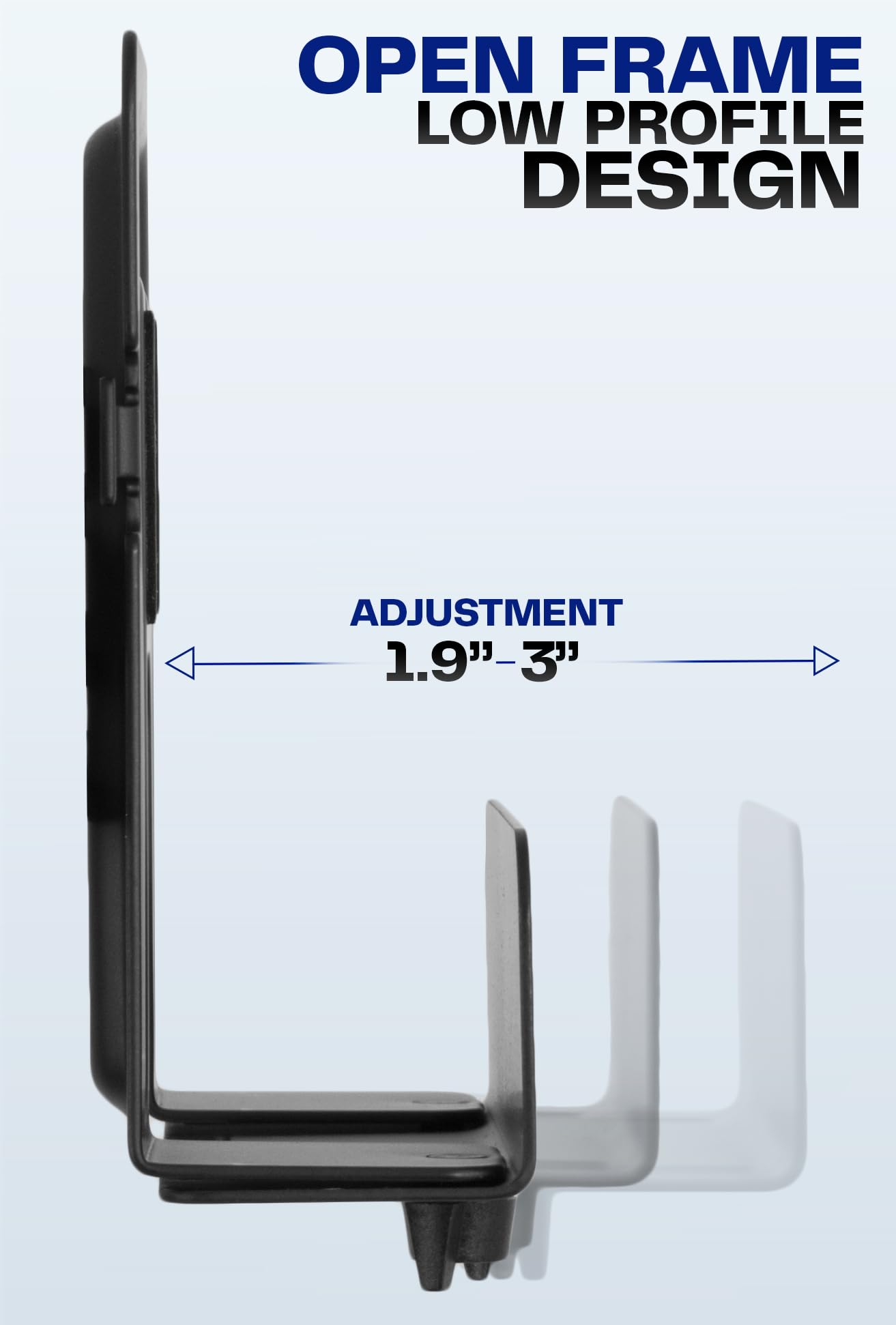 VIVO Nintendo Switch Wall Mount Bracket Kit, Adjustable Steel Holder, Black, Model MOUNT-ALL02