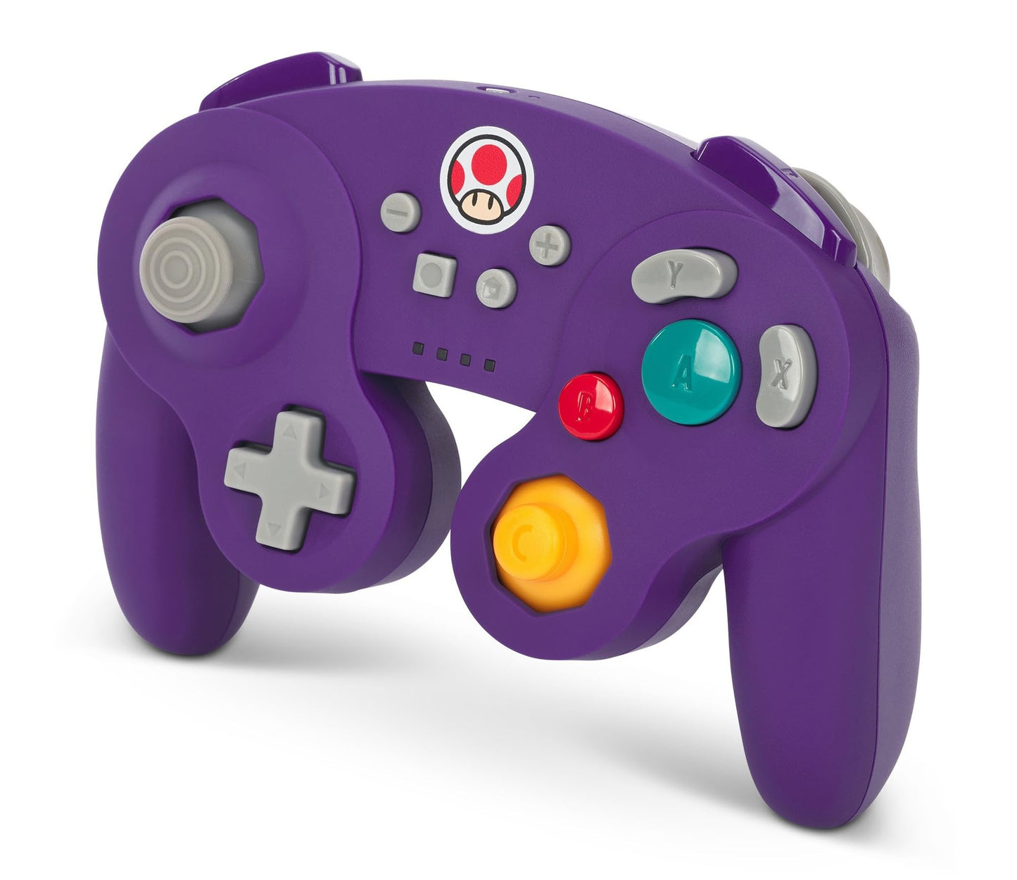 PowerA GameCube Style Wireless Controller for Nintendo Switch - Toad, Officially Licensed, Model NSGP0263-01V