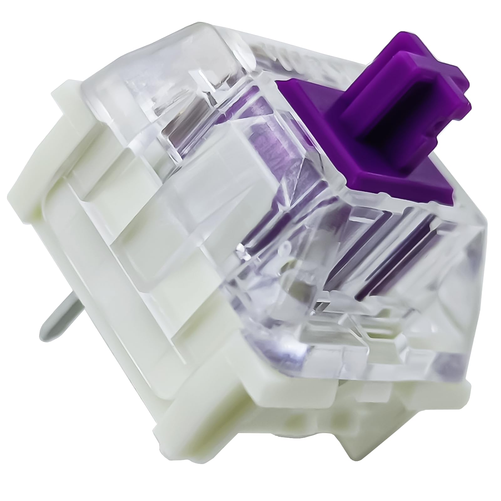 Kailh Pro Purple Switches for Mechanical Keyboard 3-pin/Light Tactile/Pre Lubed/RGB/LED Switches(Pro Purple 108Pcs)