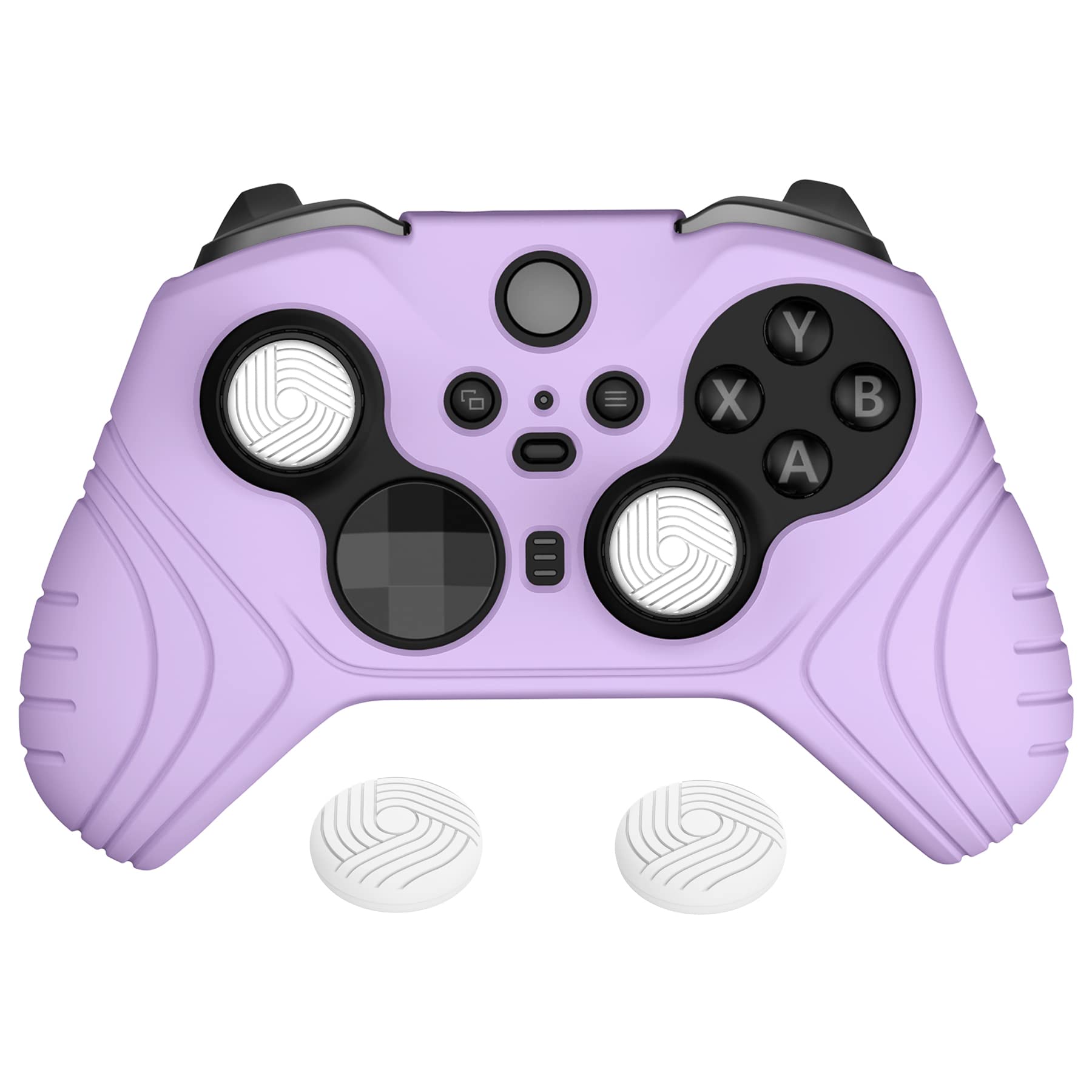 playvital Samurai Edition Anti Slip Silicone Case Cover for Xbox Elite Wireless Controller Series 2 Core  Ergonomic Soft Rubber Skin Protector for Xbox Elite Series 2 with Thumb Grips - Mauve Purple