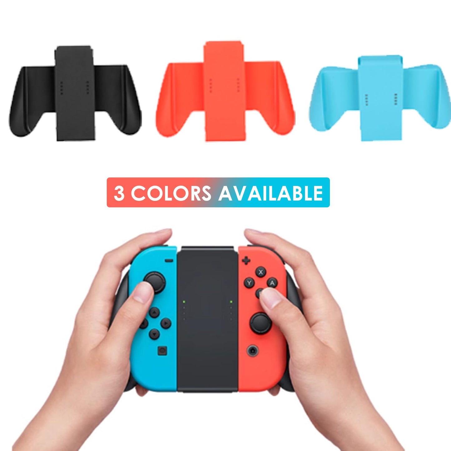 Gugxiom Comfort Grips - Grip Handle Replacement for Controller, ABS Support Holder, Black, Model: Gugxiomx0hgupt1b9-13