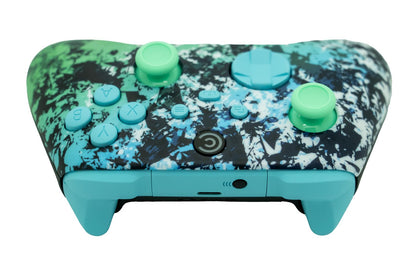 Custom Controllerzz Wireless Controller for Xbox & PC - Polar Pixel & Baby Blue Inserts