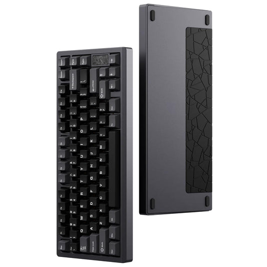 Chilkey Slice75 HE Gaming Keyboard: 75% Percent Hall Effect Magnetic Aluminum Keyboard with Gateron Jade Pro Switch  Rapid control button  8K Polling  Per-Key RGB Custom Key Board for Game Office(Gray)