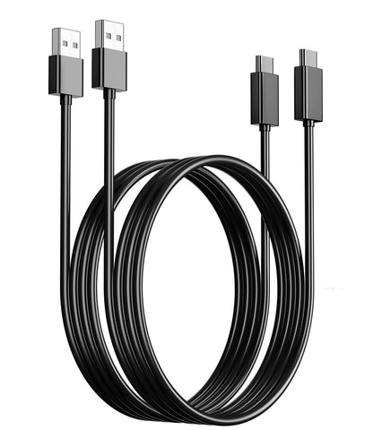 PANPEO USB C Charging Cable 2 Pack, 6.6Ft Fast Charger for PS5 & Xbox Series X/S, Model PANPEO-007