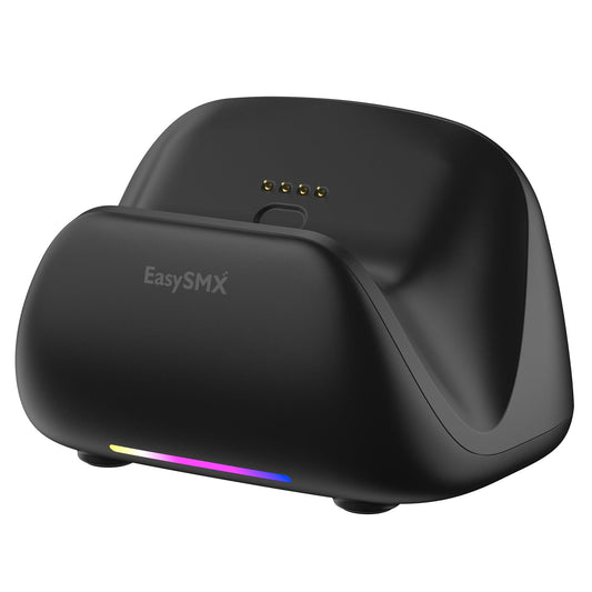 EasySMX X05Pro Controller Dock - USB-C Powered Stand with Receiver Storage  Anti-Slip Base  Clean Desk Setup  Premium Display for PC & Switch Gamers