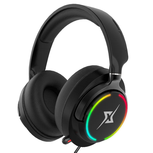 targeal Gaming Headset with Microphone for PC  PS4  PS5  Switch  Xbox One  Xbox Series X|S - 3.5mm Jack Gamer Headphone with Noise Canceling Mic-907 Black