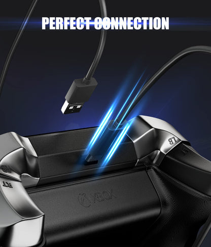 PANPEO USB C Charging Cable 2 Pack, 6.6Ft Fast Charger for PS5 & Xbox Series X/S, Model PANPEO-007