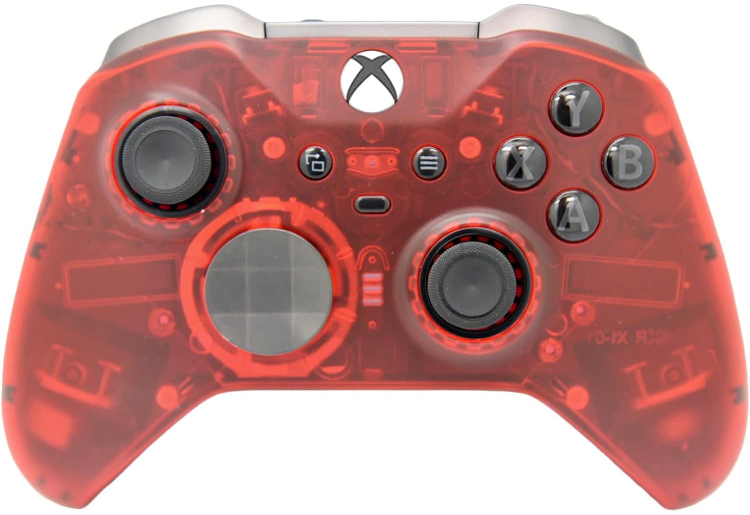 Elite 2 Custom Controller for PC  Windows 10+ Series X/S & One (Clear Red)