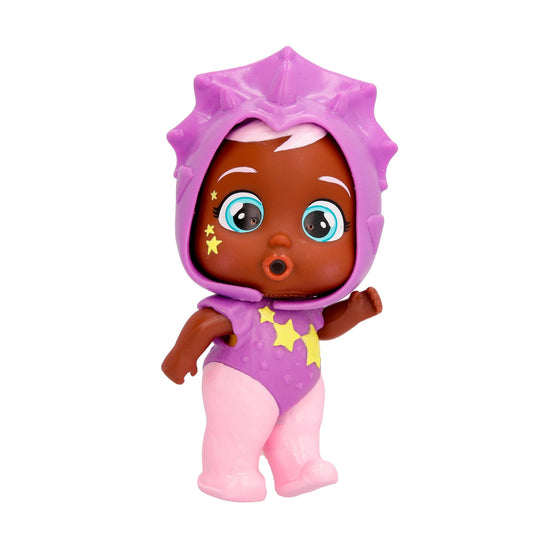 Cry Babies Magic Tears Phoebe - 6+ Surprises, Purple, Plastic, Model 916203, Great Gift for Kids Ages 3+