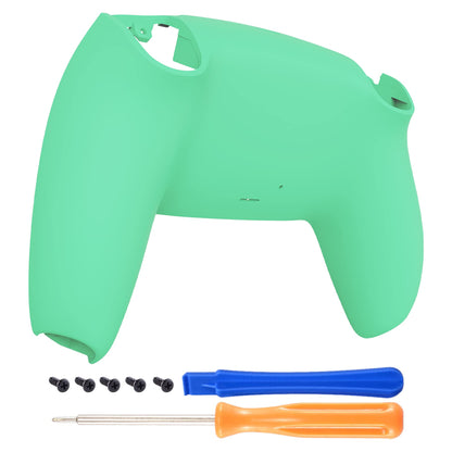 eXtremeRate Mint Green Grip Custom Back Plate for PS5 Controller - Replacement Shell Cover, Model DPFP3020