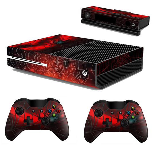 giZmoZ n gadgetZ Xbox One Spider Console Skin Decal + 2 Controller Skins - GNG-XB-SPIDERMAN-SKINS, 17 x 0.2 cm