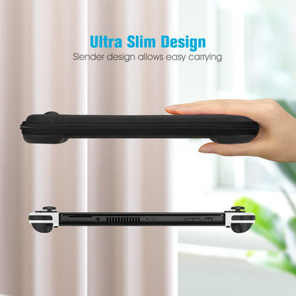 FINTIE Slim Carrying Case for Nintendo Switch OLED/Switch 2017 - Shockproof Travel Bag with 10 Game Cartridges, Evening Ombre