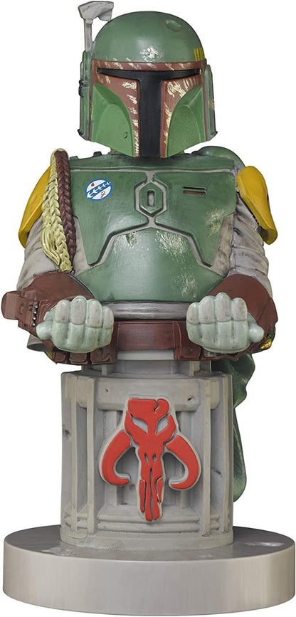 Exquisite Gaming Boba Fett Controller Holder - Green PVC Stand, Standard Size, Model CGCRSW300154, Licensed Star Wars Figure