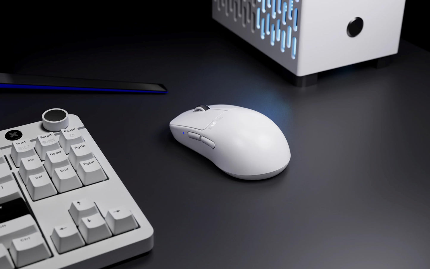 Pulsar Gaming Gears X2H v3 Wireless Gaming Mouse, 32K DPI, Ultra Lightweight 53g, Mini, White, PX2H312-A